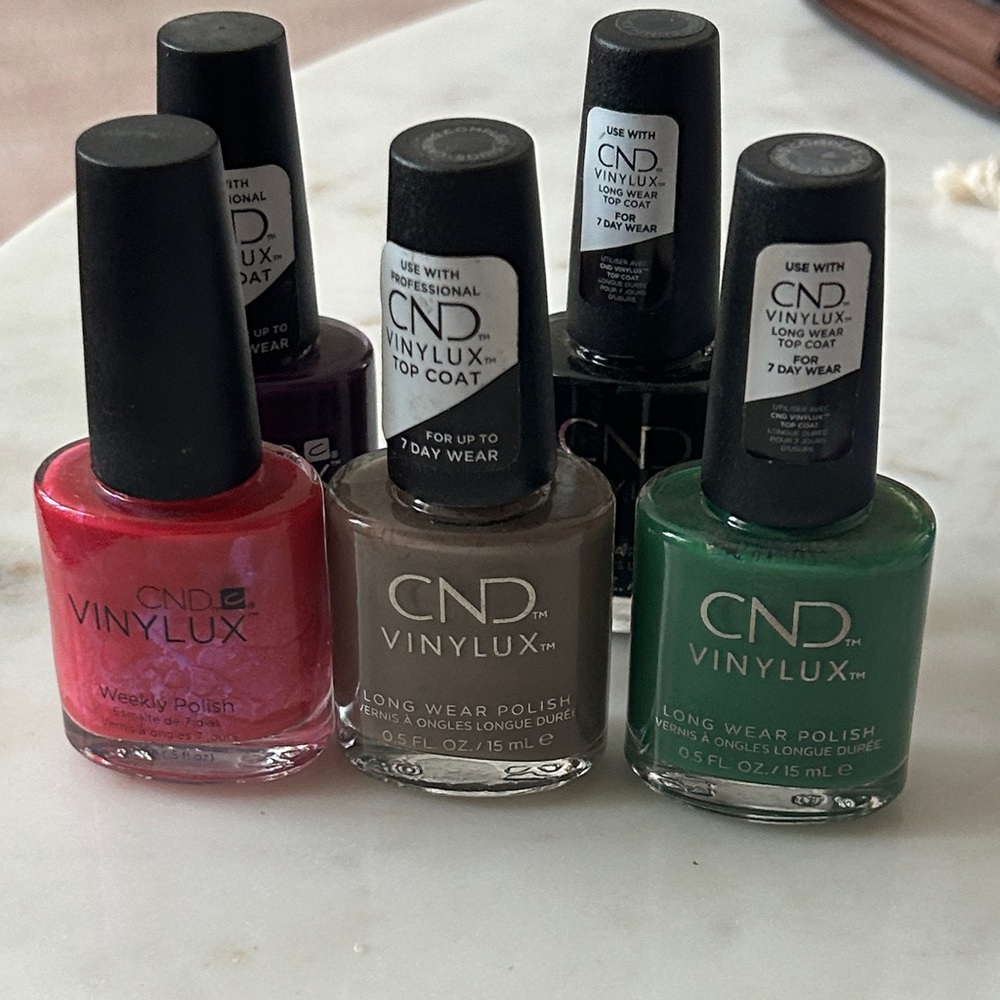 CND VINYLUX Nail Polish Set 0.5 oz